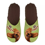 Slipper go crazy grøn brun