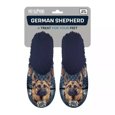 Hjemmesko Schæferhund mørkeblå