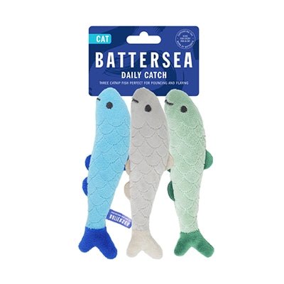Battersea fanger dagligt fisk