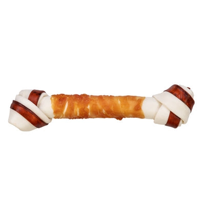 Petstyle levende knudret knogle multicolor med kylling