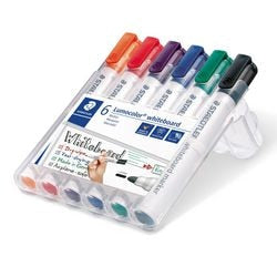 Staedtler whiteboard tusch lumocolor farve sortiment 6 stk