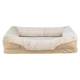 Trixie vital hundeseng lino kantet beige