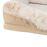 Trixie vital hundeseng lino kantet beige