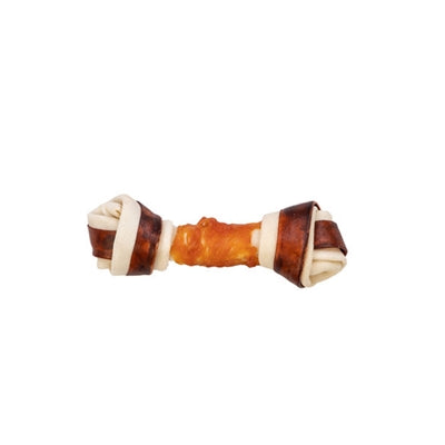 Petstyle levende knudret knogle multicolor med kylling