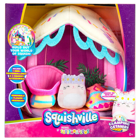 Squishmallows squishville glamping getaway deluxe legesæt