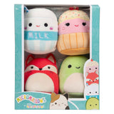 Squishmallows krammeplys - mikromallows, 4-pak