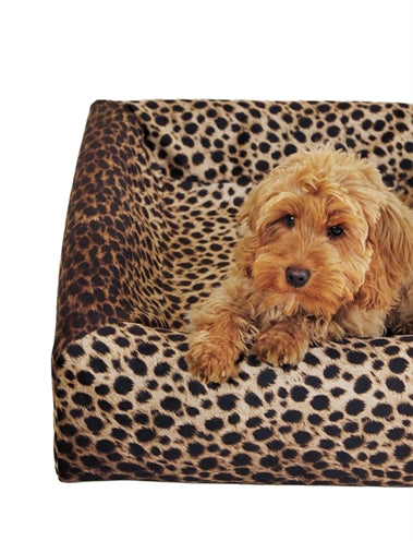 Bia sengebetræk i premium leopardprint