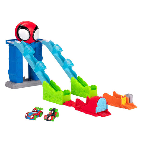 Jazwares spidey mega jump hovedkvarters racerbane