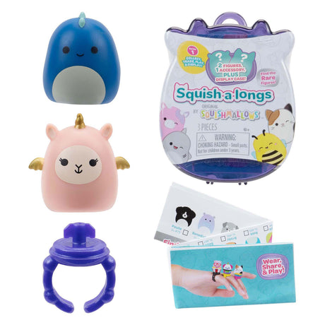 Jazwares squishmallows squish-a-longs overraskelseslegetøjsfigur