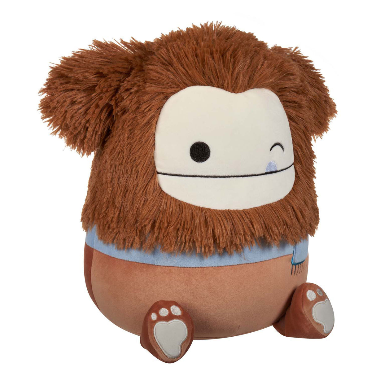 Squishmallows krammeplys - blinkende bigfoot, 30 cm