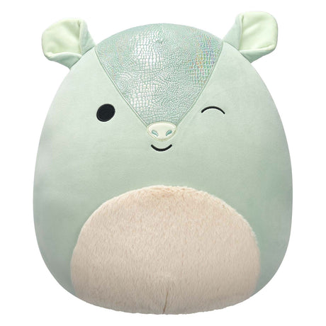 Squishmallows krammeplys - arilla bæltedyr, 40 cm