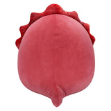 Squishmallows krammeplys - tristanrøde triceratops, 50 cm