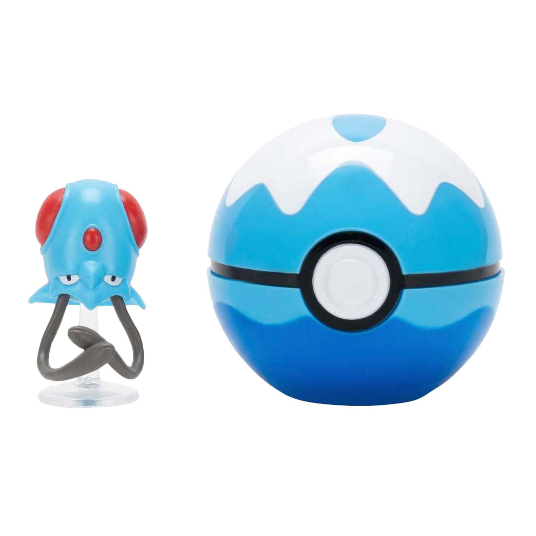 Jazwares pokémon - clip n go tentacool dykkerbold