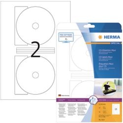Umærket sans marque herma 5115 cd dvd label 116mm hvid - 50 labels