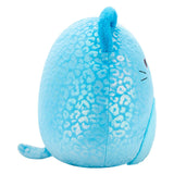 Squishmallows krammeplys - blå jaguar, 30 cm