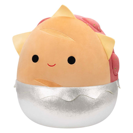 Squishmallows krammeplys - frikadeller sandwich, 40 cm
