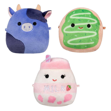 Squishmallows plys kæletøjssæt micromallows 3-delt samlerfigur.