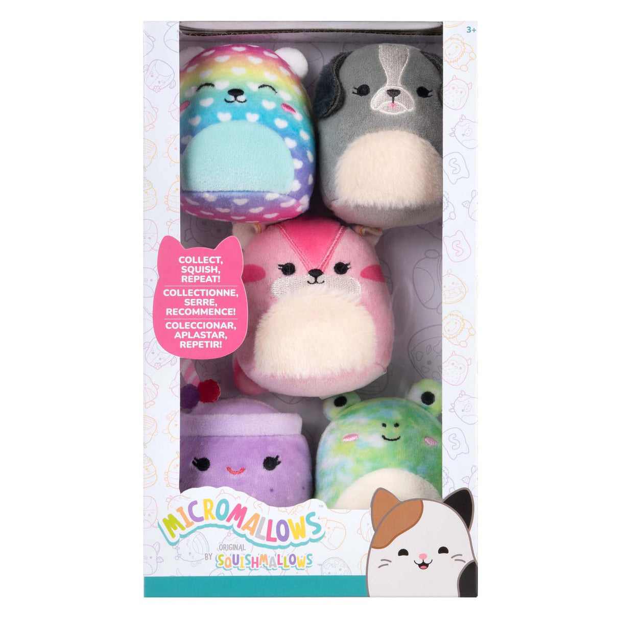 Jazwares squishmallows krammeplys mikromallows, 5 stk.