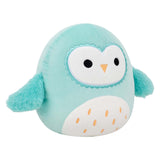 Jazwares squishmallows krammeplys - olivette slørugle - 19 cm