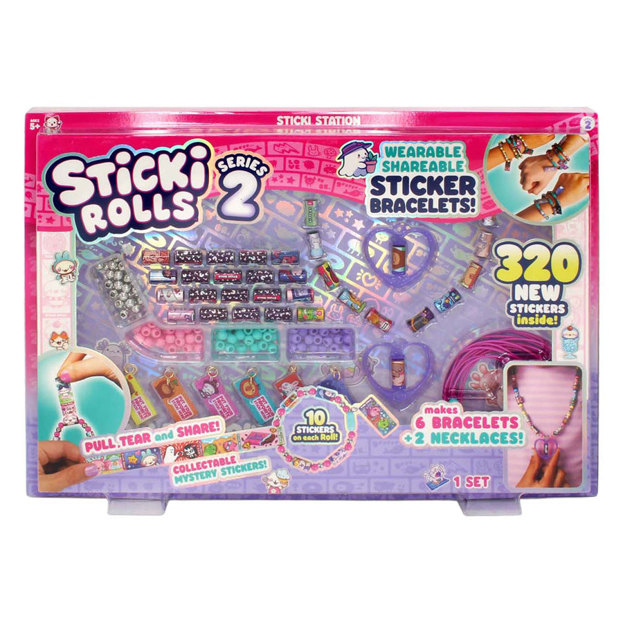 Jazwares sticki rolls armbåndsfremstilling - 320 klistermærker