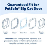 Petsafe adapter kattelem stor kat til glas