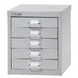 Multi-skuffe skab bisley grey