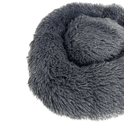 Sazzz hundeseng fluffy antracitgrå