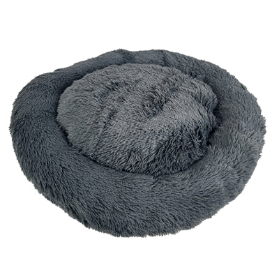 Sazzz hundeseng fluffy antracitgrå