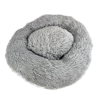 Sazzz hundeseng fluffy lysegrå