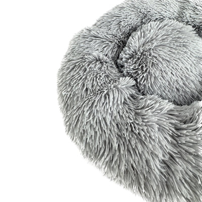 Sazzz hundeseng fluffy lysegrå
