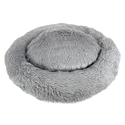 Sazzz hundeseng fluffy lysegrå