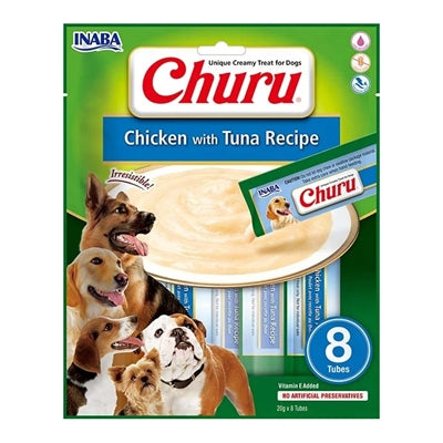 Inaba hund churu kylling med tun opskrift
