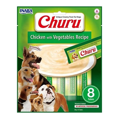 Inaba hund churu kylling med vegetarisk opskrift
