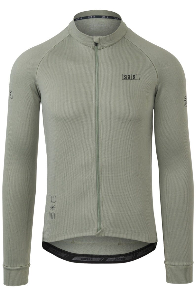 Klassiek fietsshirt lange mouwen six6 heren