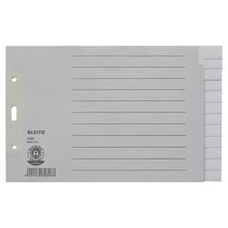 Blanke faner leitz 1226 grå karton