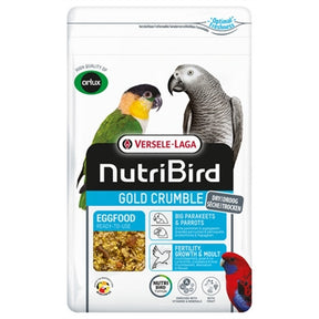 Nutribird guld crumble tør æggemad store parakitter papegøjer