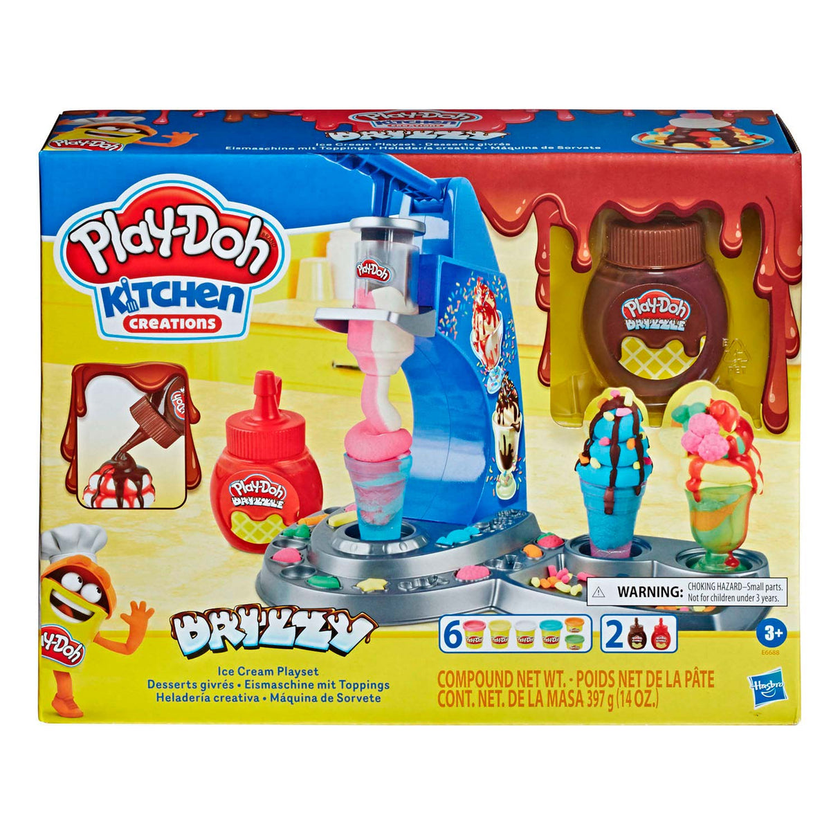 Play-Doh Drizzy Ice Cream Legesæt