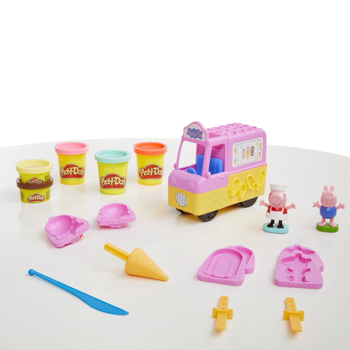 Play-doh Peppas islegesæt - modellervoks - inklusiv 5 krukker