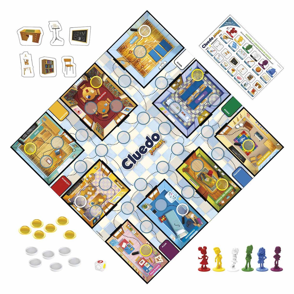 Hasbro cluedo junior brætspil
