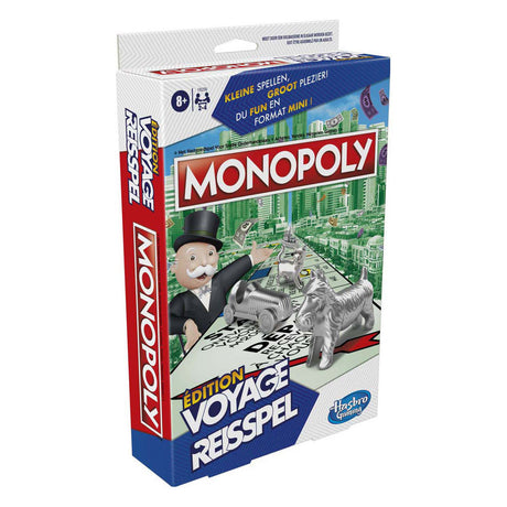 Hasbro gaming monopol rejsespil - belgisk udgave - brætspil