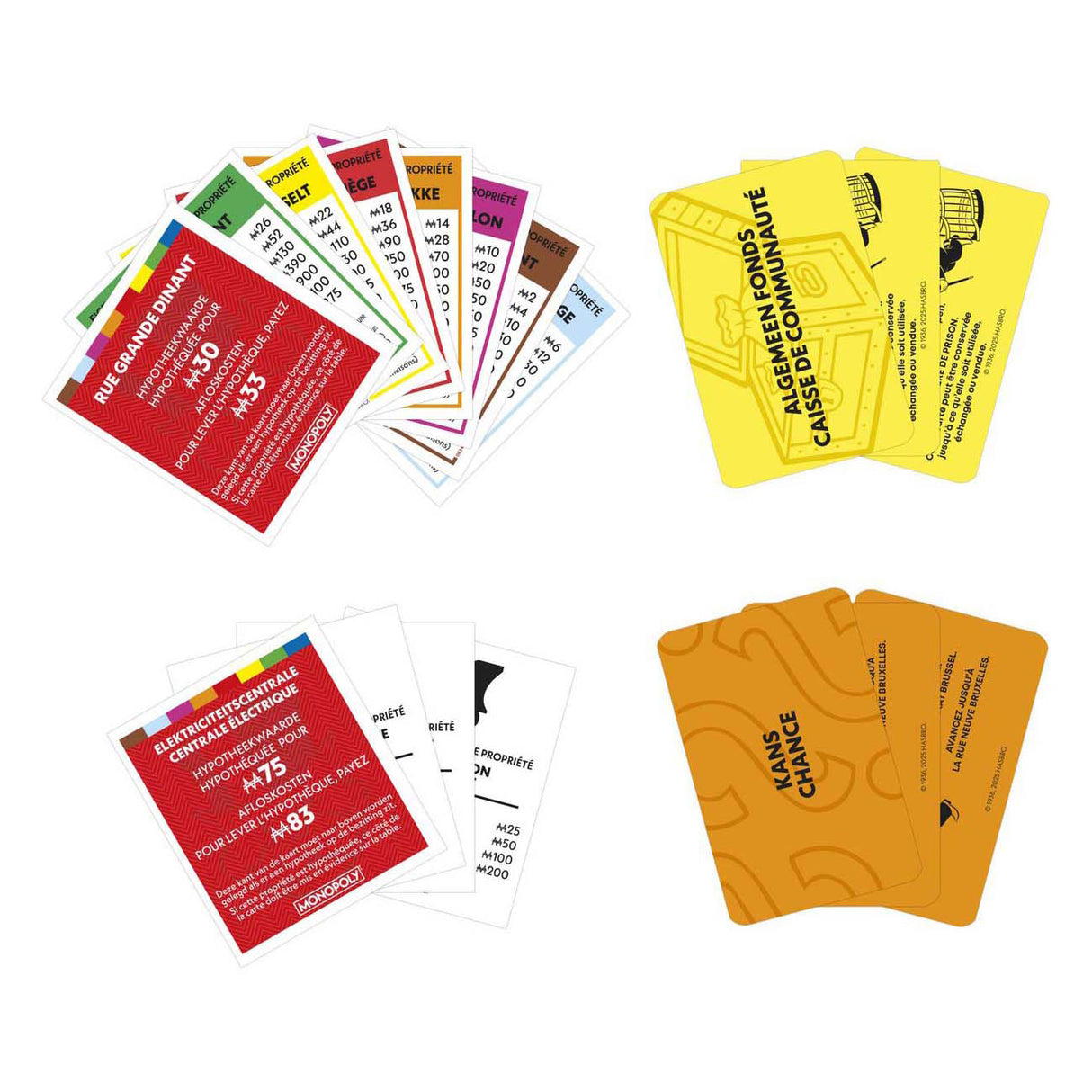 Hasbro monopoly classic new edition belgien