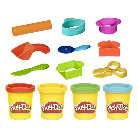 Play-doh startsæt - modellervoks - inklusiv 4 potter ler