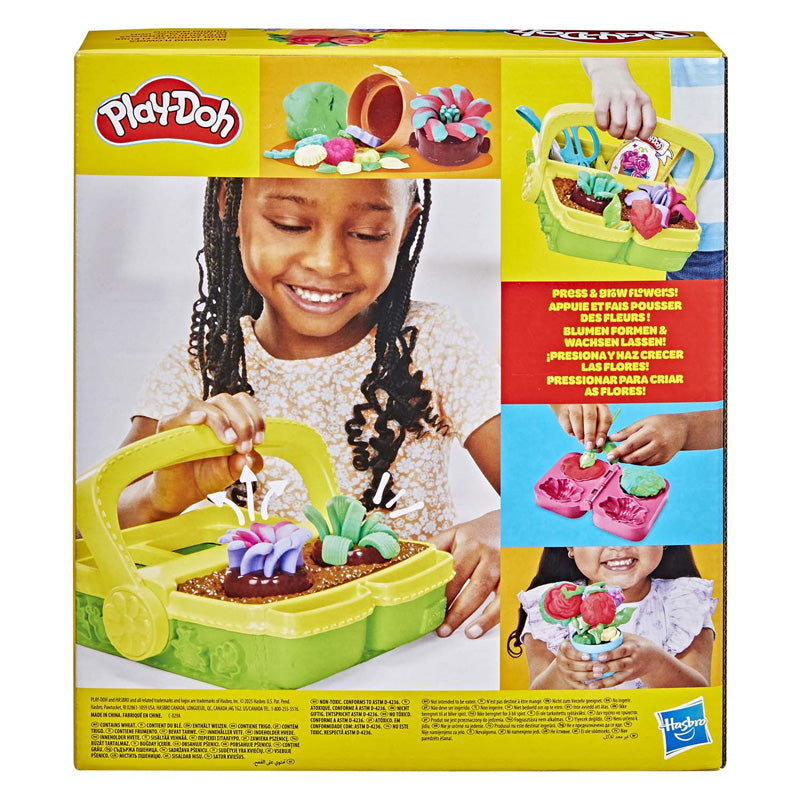 Play-doh blomstrende blomster legesæt - modellervoks - inklusive 5 potter