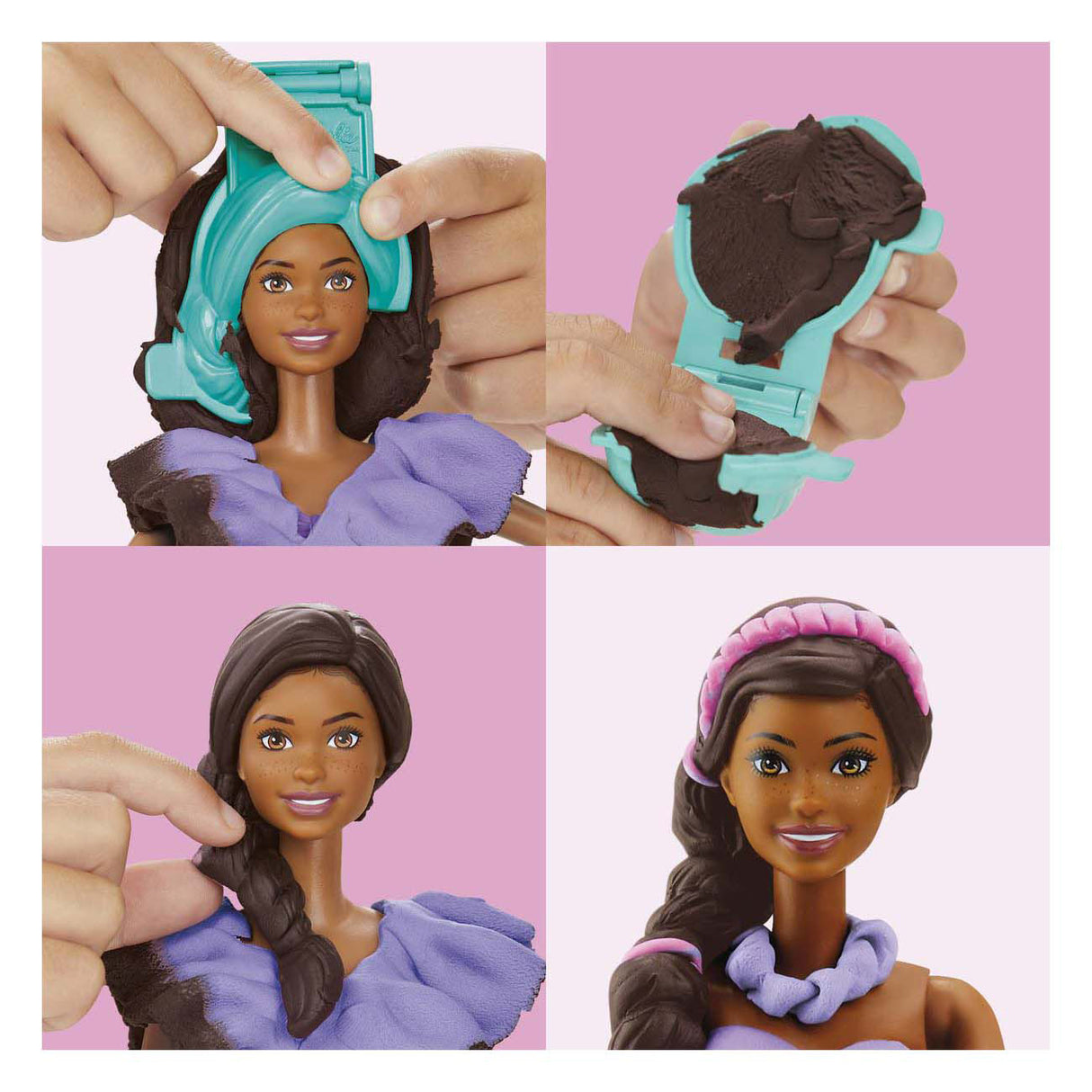 Play-doh barbie fashionista flæser - 2 lerpotter