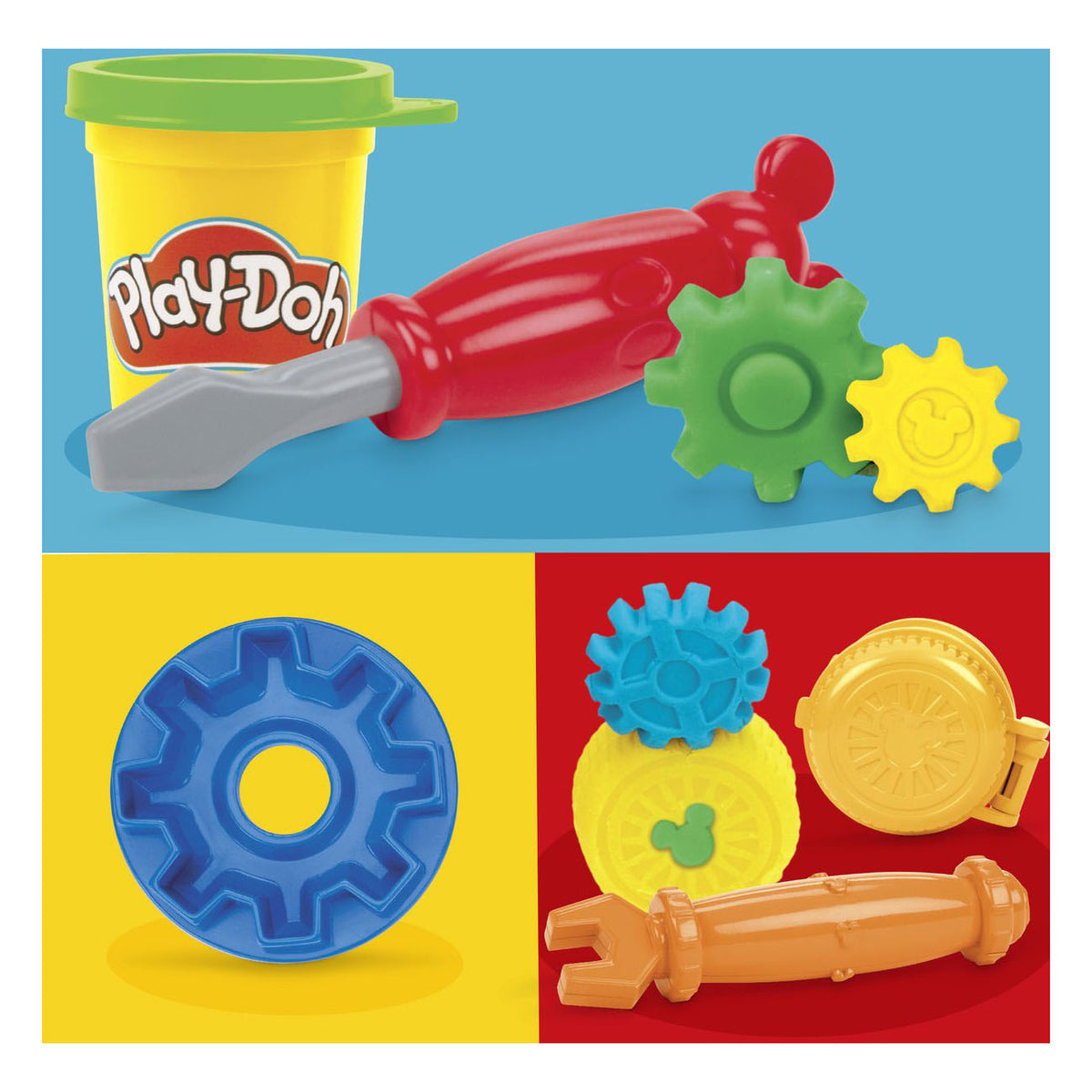 Play-doh disney junior garage rejse, mickey legetøj