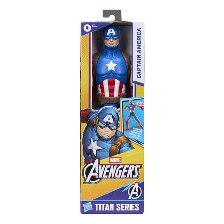 Hasbro marvel avengers titan serien kaptajn amerika spiller figur
