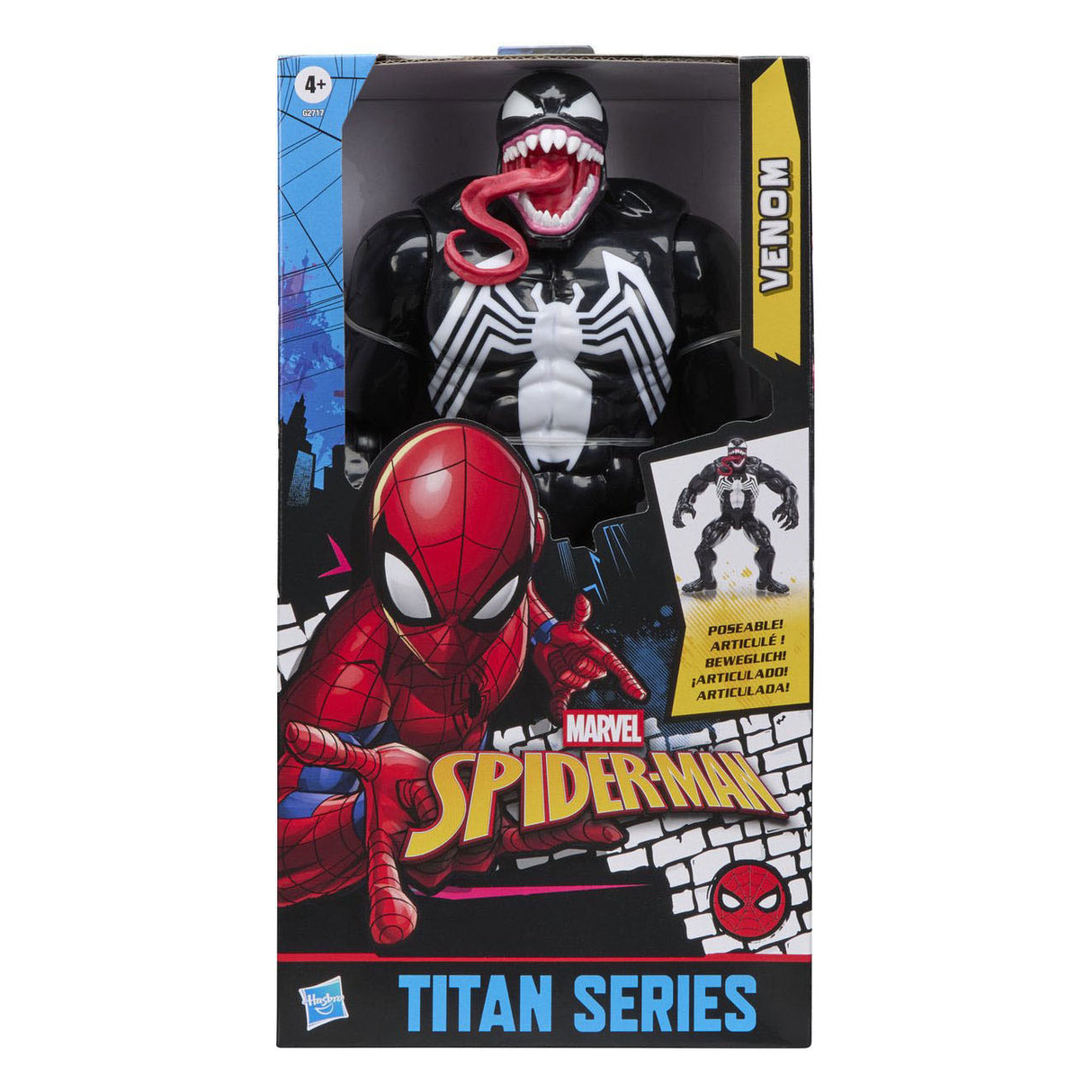Hasbro marvel spider-man titan serien venom spille figur