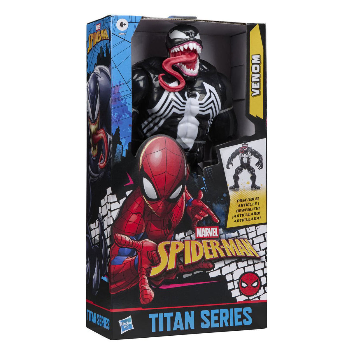 Hasbro marvel spider-man titan serien venom spille figur