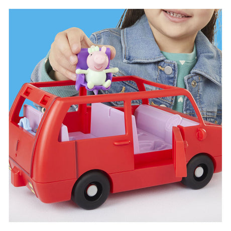 Peppa pig Peppas store familiebil - inklusive baby evie