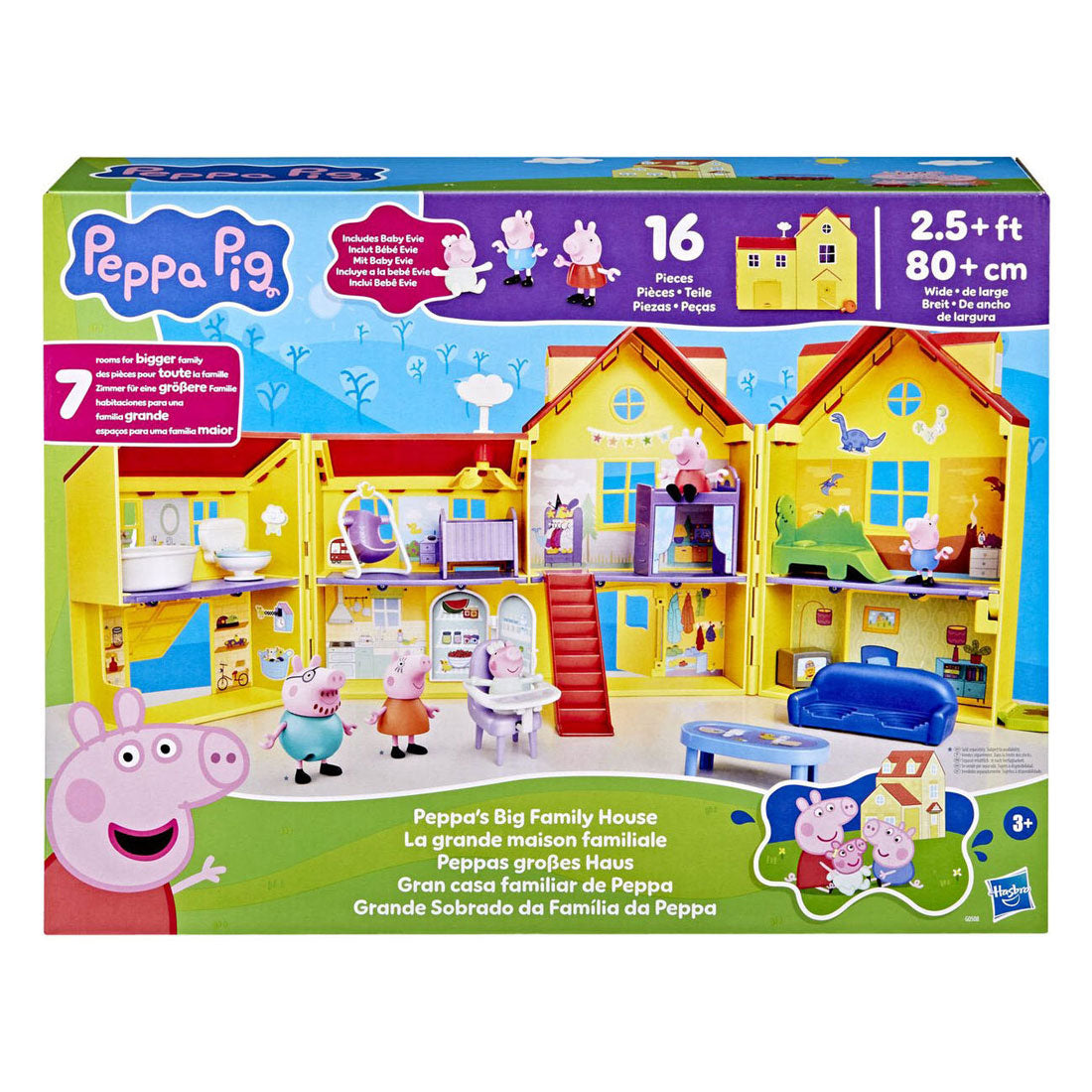 Hasbro peppa gris peppas store familiehus - 16 stk.